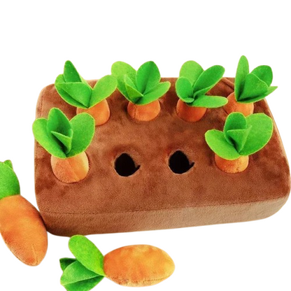 Brinquedo Pet Cenoura Snuffle – Antiestresse e Interativo