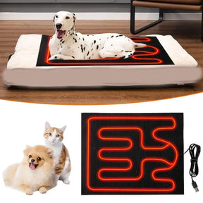 Almofada Térmica USB para Pets | Dobrável e Impermeável