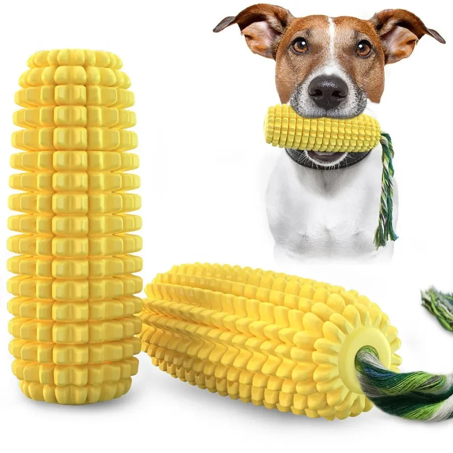 Brinquedo de Milho para Cães – Limpa Dentes e Alivia Estresse