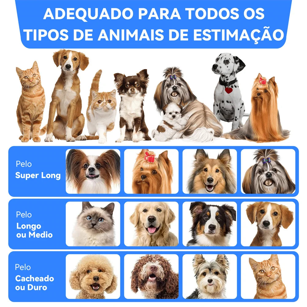 Aspirador Pet Newpet 2,5L com Escovas – Remove Pelos Fácil