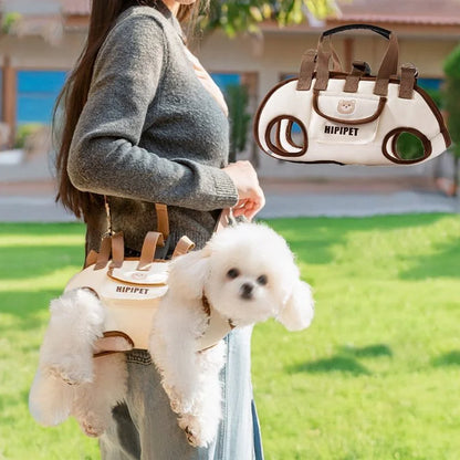 Mochila Transversal Pet Conforto para Cães Pequenos