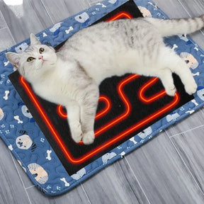 Almofada Térmica USB para Pets | Dobrável e Impermeável