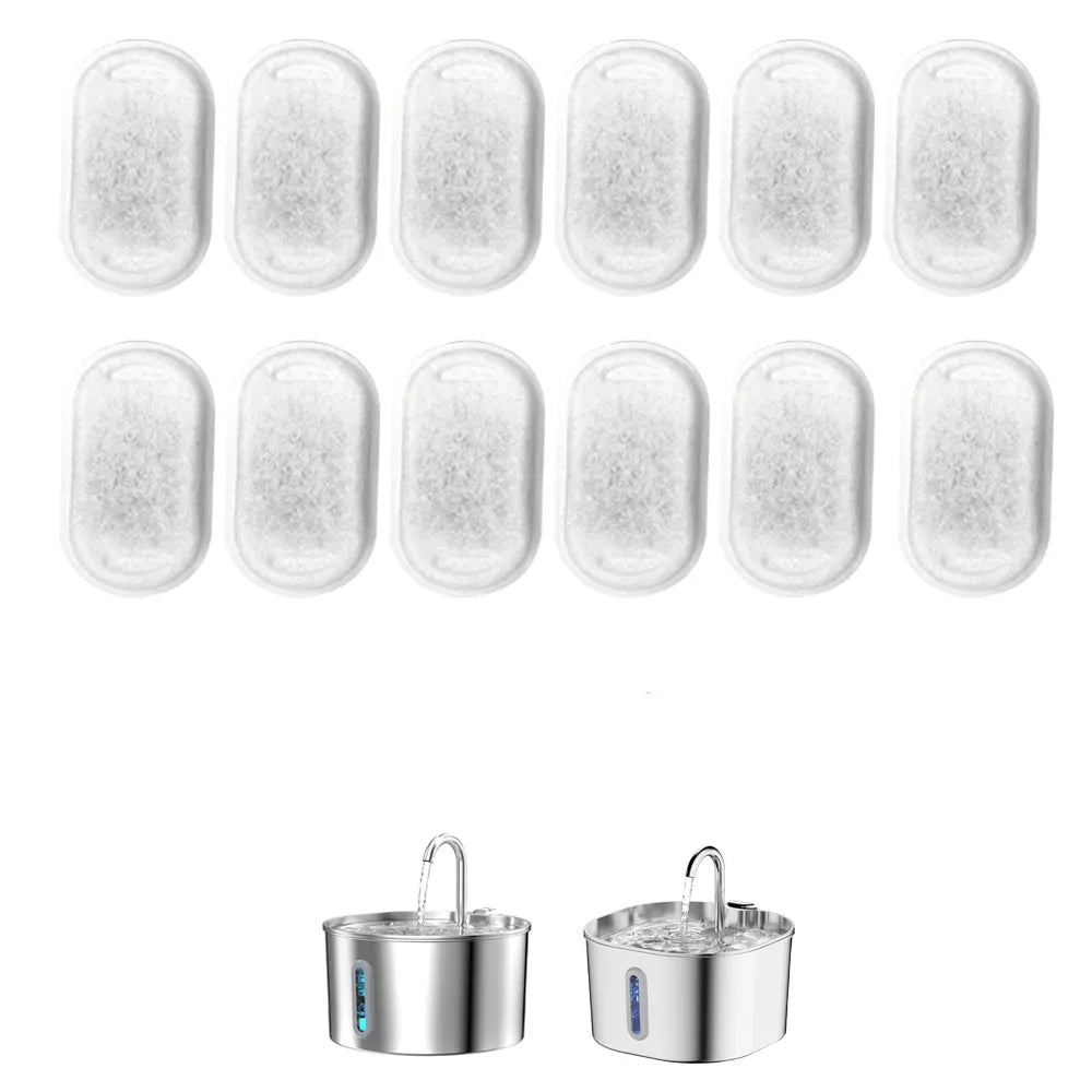 Fonte de Água Automática 2.2L Inox para Pets