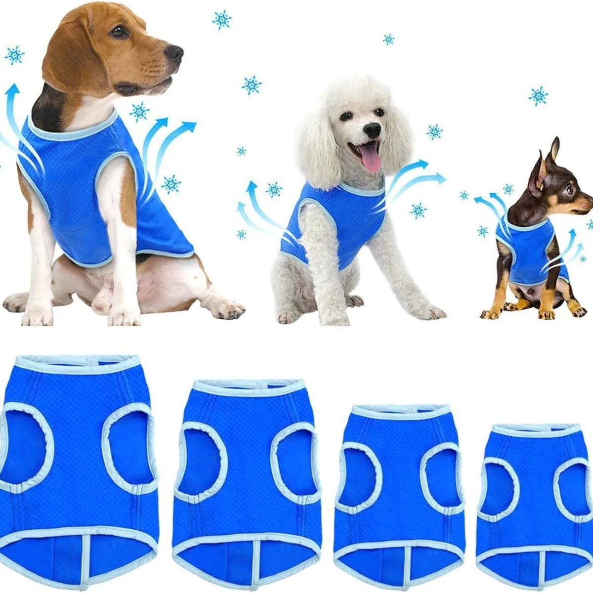 Colete de Resfriamento p/ Cães – Proteção UV