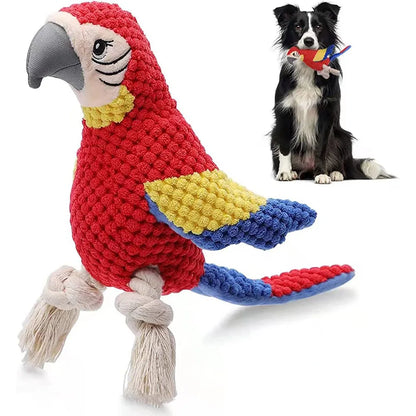 Brinquedo Mordedor Resistente para Cães – Pelúcia Interativa