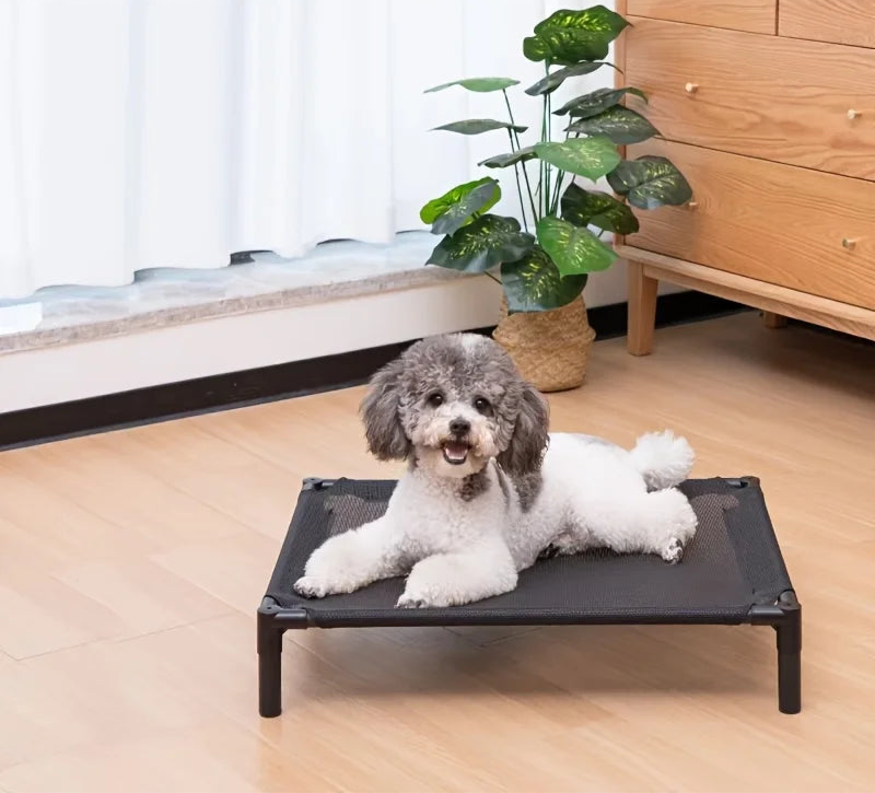 Cama Elevada para Cães Médios Kemorela | Resfriamento e Lavável