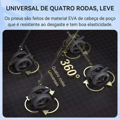 Carrinho Dobrável para Cães e Gatos – Leve, Confortável e Seguro