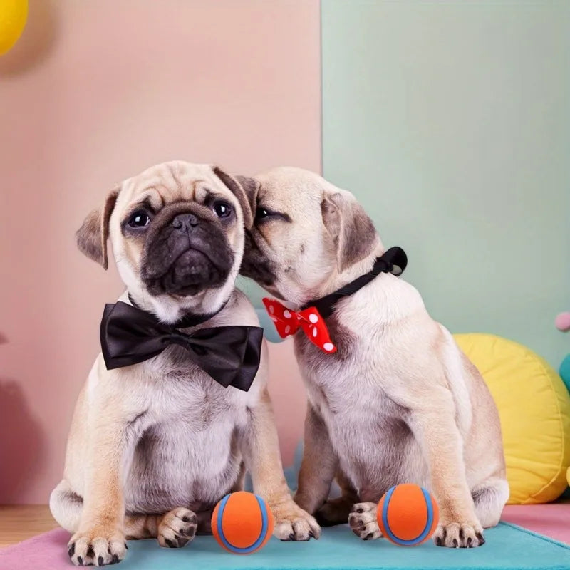 Kit Bolas de Borracha para Cães 2 Unid | Ultra Resistente e Interativa