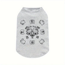 Camiseta Pet Hello Kitty – Proteção UV, Leve em Fibra