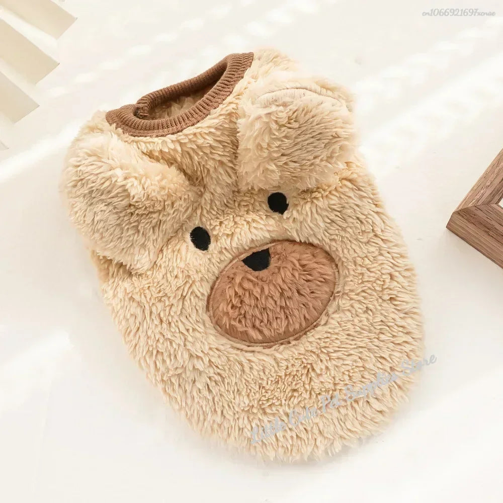 Colete de Inverno Pet | Flanela Quentinha para Cães e Gatos