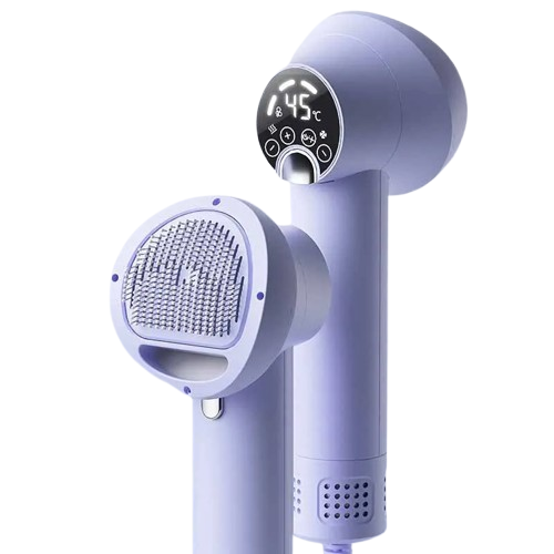 Secador Profissional para Pets com Escova e Vento Quente