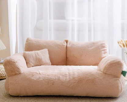 Cama Quente para Gatos e Cães | Sofá Pelúcia Confortável