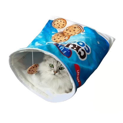 🐾 Túnel Interativo para Gatos Dobrável