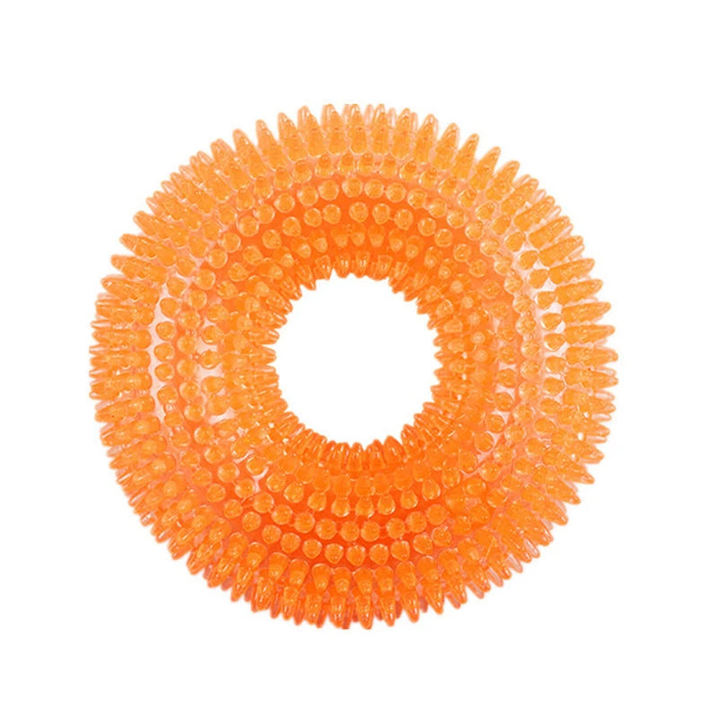 Brinquedo Interativo e Resistente p/ Cães - Limpa Dentes