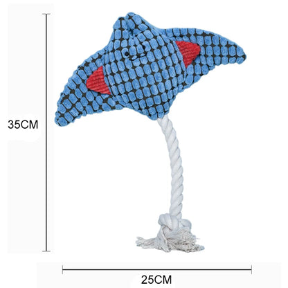 Brinquedo de Pelúcia para Cães Resistente e Interativo