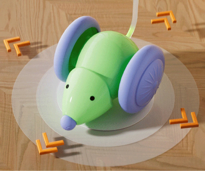 Mouse Elétrico Inteligente p/ Gatos – Brinquedo Interativo