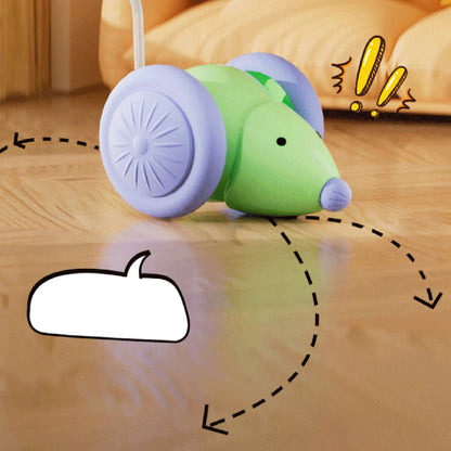 Mouse Elétrico Inteligente p/ Gatos – Brinquedo Interativo