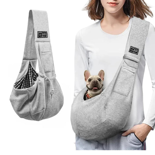Bolsa Pet de Algodão Confortável para Viagem e Passeio