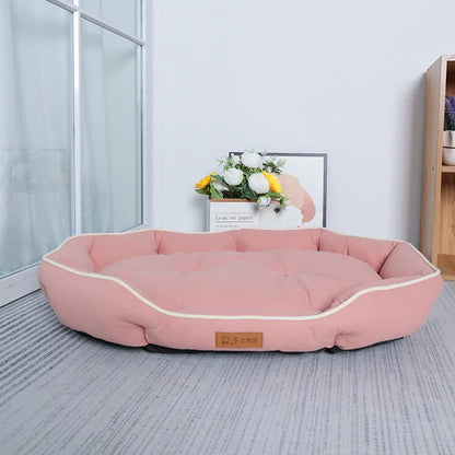 Cama Grande e Confortável para Cães e Gatos – Lavável e Quente