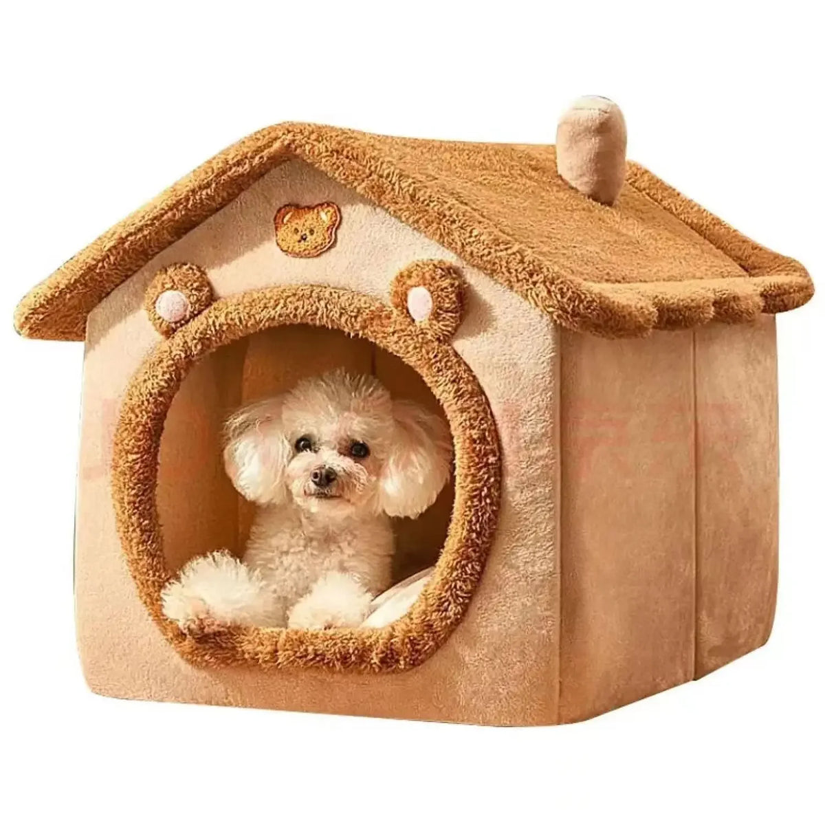 Cama Quente para Cães e Gatos | Almofada Removível Lavável
