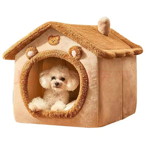Cama Quente para Cães e Gatos | Almofada Removível Lavável
