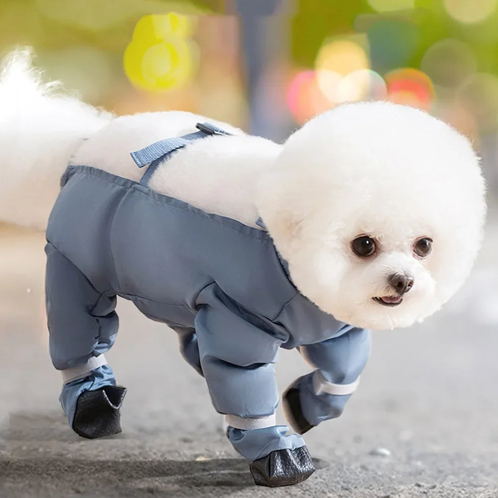 Botas Impermeáveis Antiderrapantes para Cães – Fácil de Vestir