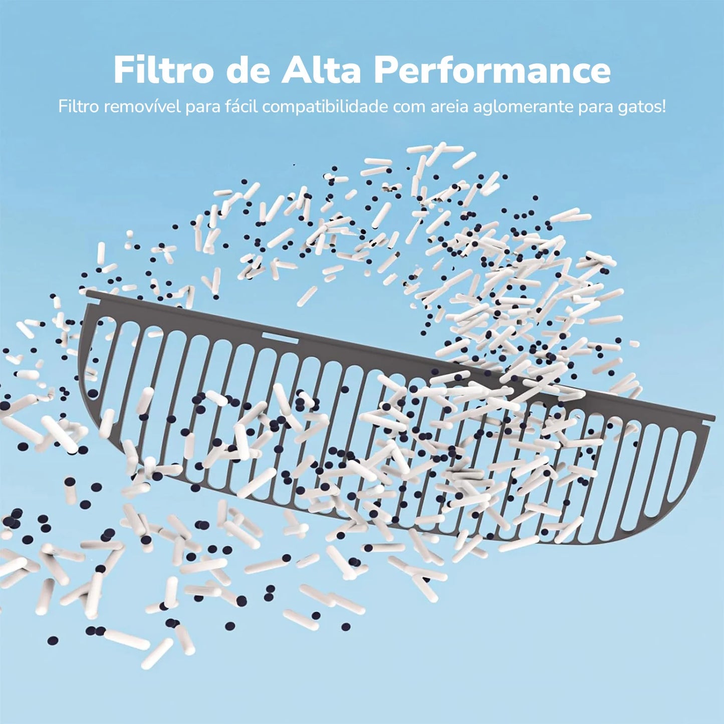 Caixa de Areia Automática Newpet p/ Gatos – Autolimpante