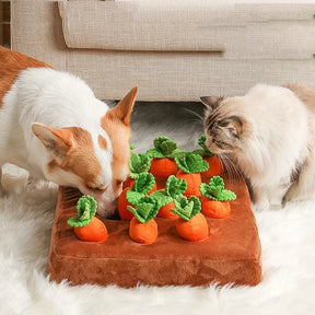 Brinquedo Pet Cenoura Snuffle – Antiestresse e Interativo