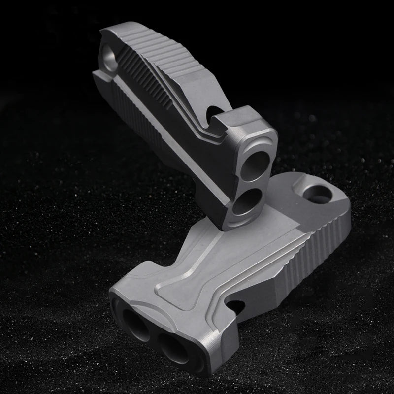 Apito Duplo de Titânio p/ Treinamento e Obediência Pet