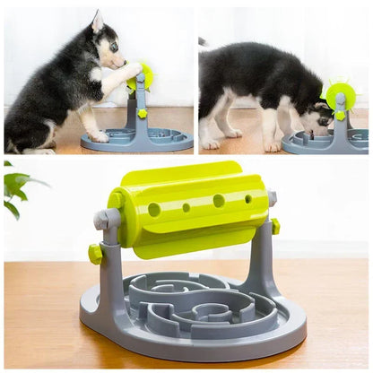 Puzzle Roller Interativo p/ Pets – Brinquedo e Alimentador