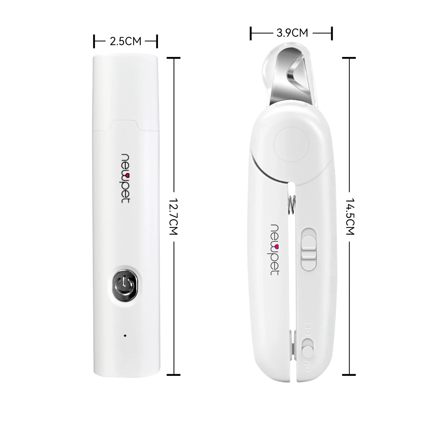 Aparador Elétrico de Unhas para Cães e Gatos com Luz LED Seguro