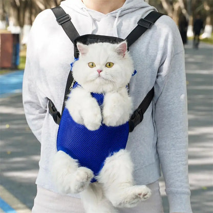 Mochila Pet Camuflada Respirável para Cães e Gatos