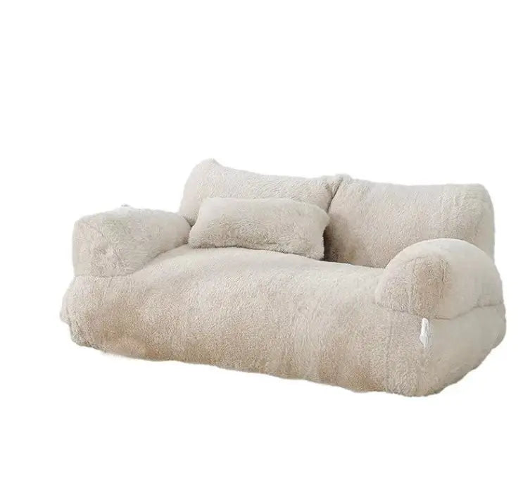 Cama Quente para Gatos e Cães | Sofá Pelúcia Confortável