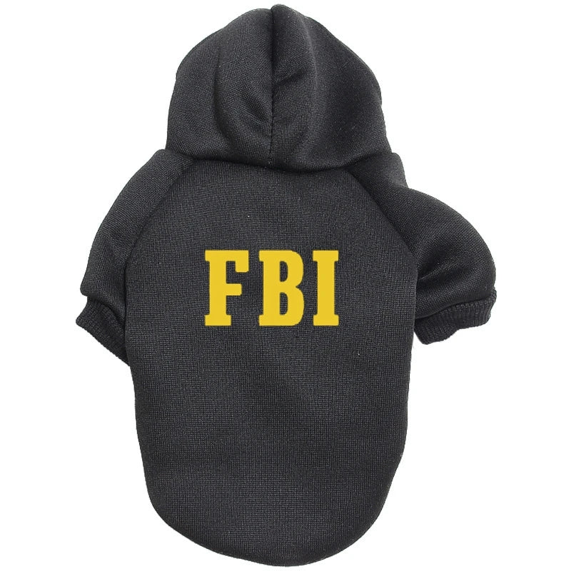 Casaco FBI Pet com Capuz | Quentinho e Estiloso