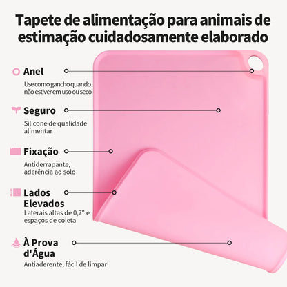 Tapete de Silicone para Pets – Antiaderente, Flexível e Fácil de Limpar
