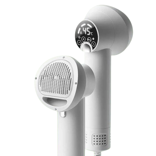 Secador Profissional para Pets com Escova e Vento Quente