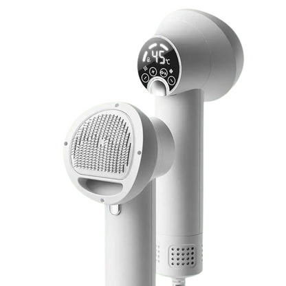 Secador Profissional para Pets com Escova e Vento Quente