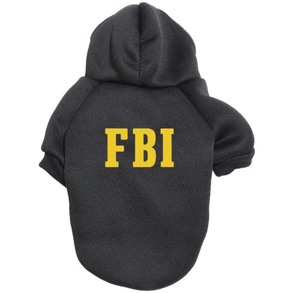 Casaco FBI Pet com Capuz | Quentinho e Estiloso
