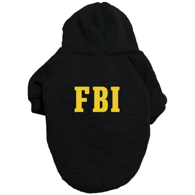 Casaco FBI Pet com Capuz | Quentinho e Estiloso
