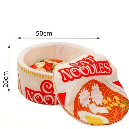 Cama de Gato CAT NOODLES Quentinha e Fofa Inverno Lavável