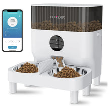 Newpet Dispensador Automático Ração Pet com APP WiFi e Tigelas Duplas