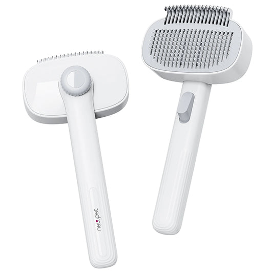 Escova Pet Newpet Autolimpante p/ Cães e Gatos