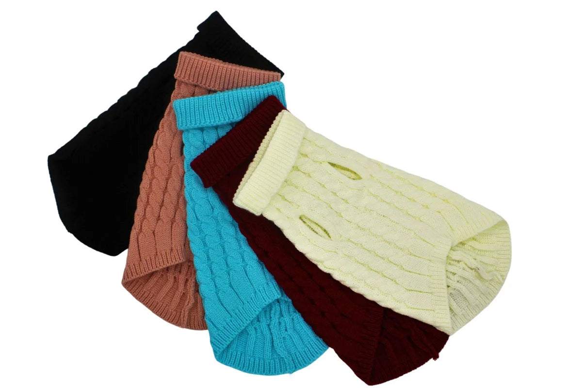 Suéter Quente para Cães Pequenos e Gatos – Estilo e Conforto