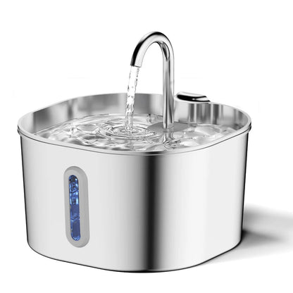 Fonte de Água Automática 2.2L Inox para Pets
