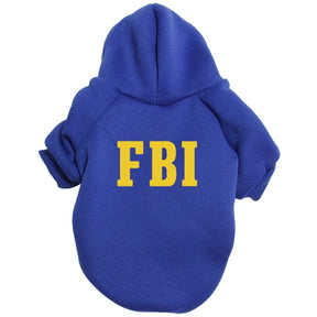 Casaco FBI Pet com Capuz | Quentinho e Estiloso