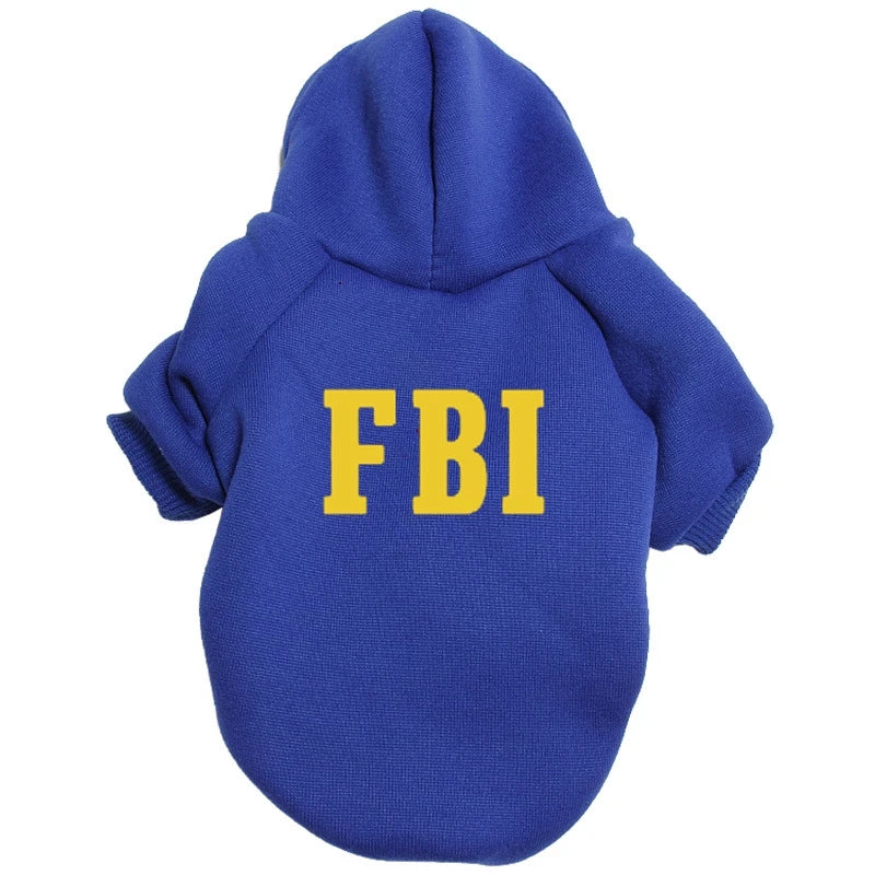 Casaco FBI Pet com Capuz | Quentinho e Estiloso