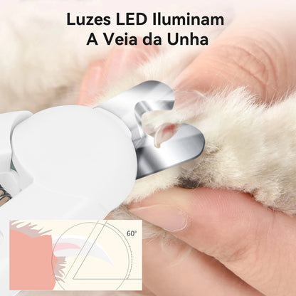 Moedor de Unhas Recarregável USB para Cães e Gatos 2 em 1