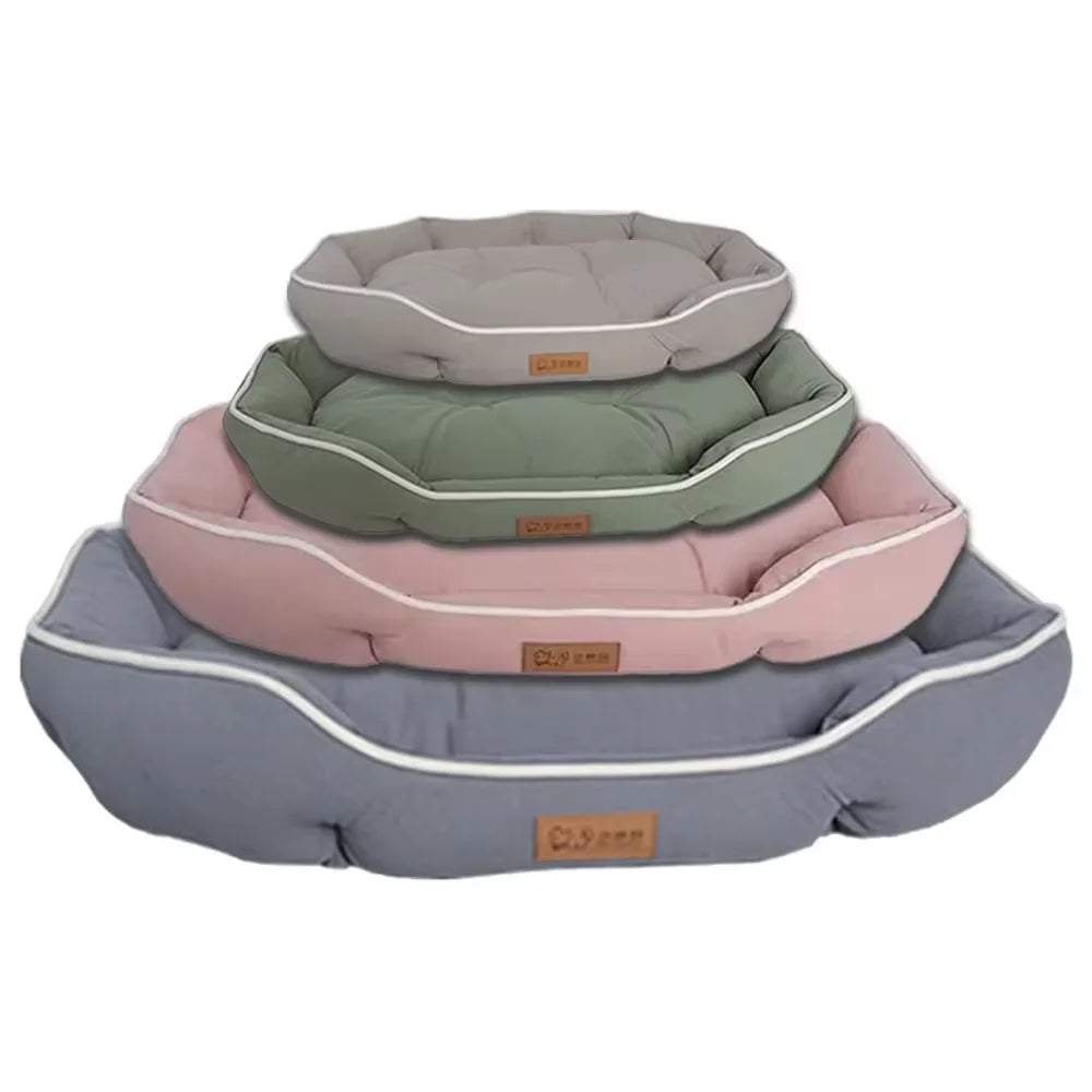 Cama Grande e Confortável para Cães e Gatos – Lavável e Quente