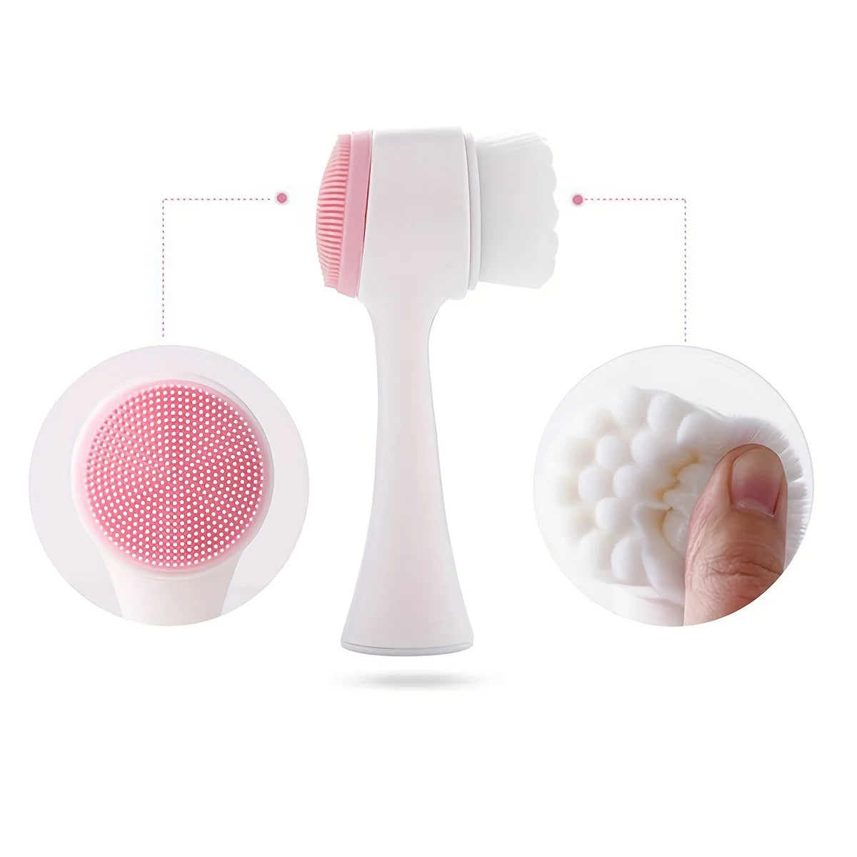 Limpador de Patas Pet com Escova Massageadora Dupla