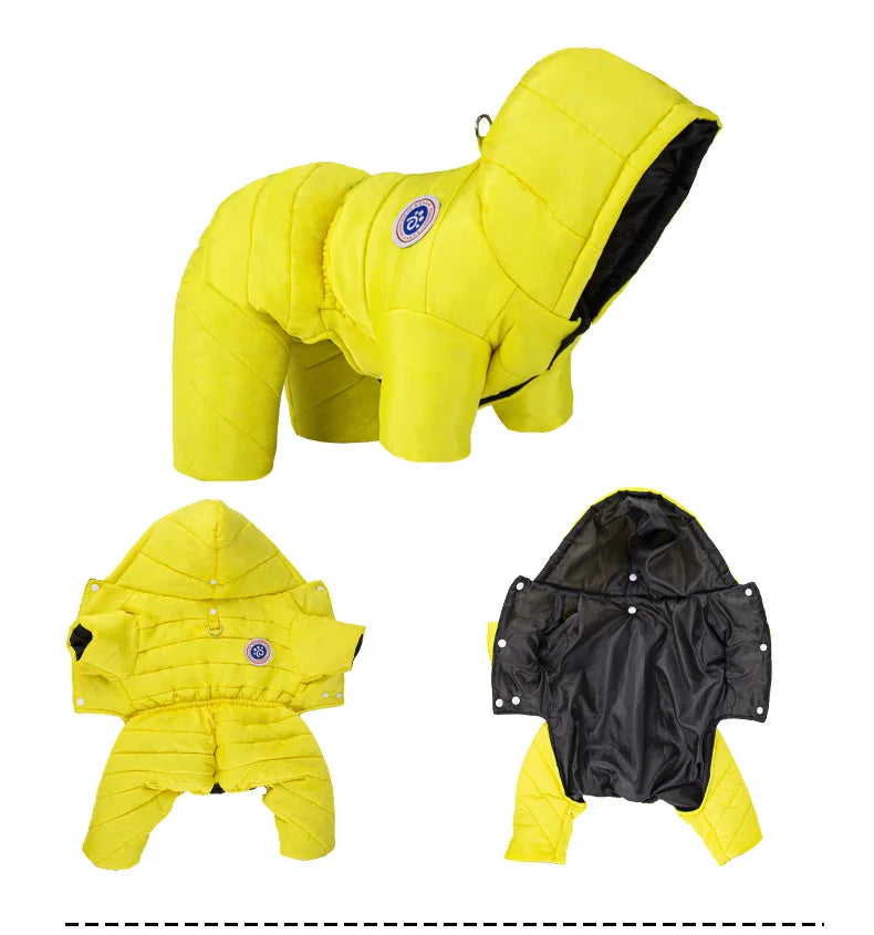Colete Quente para Cachorro | Outono/Inverno | Ajuste Confortável e Estilo